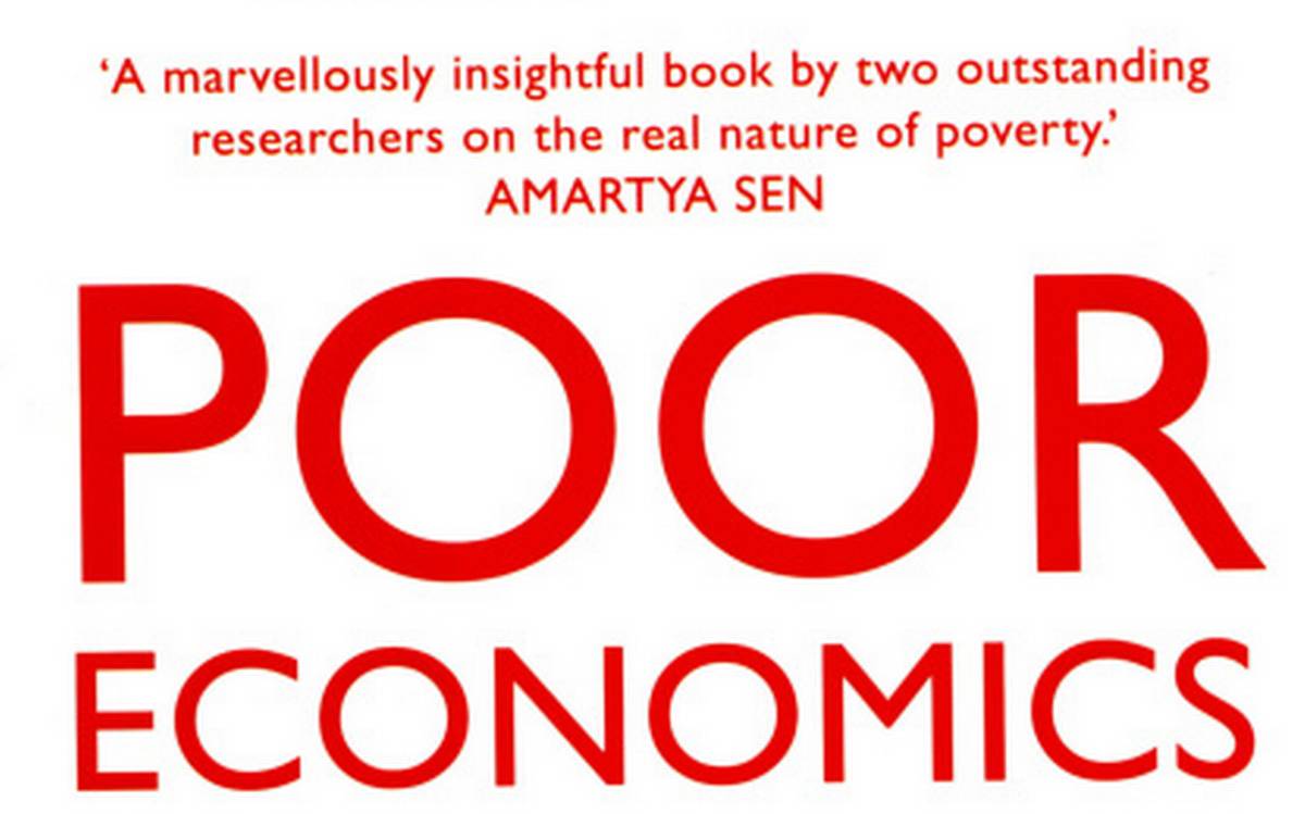 Cropped cover page of 'Poor Economics: A Radical Rethinking of the Way to Fight Global Poverty'.Photo Credit: The Hindu.