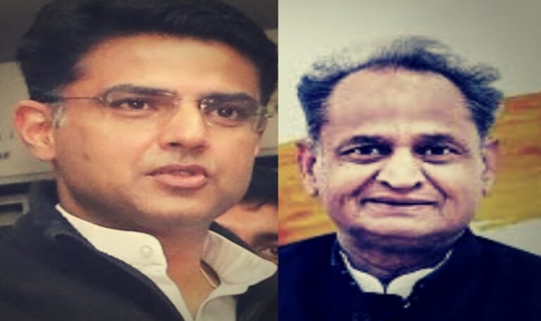 The power struggle between Rajasthan CM Ashok Gehlot (right) and his Deputy Sachin Pilot (left) has put state's Congress government in the crisis.