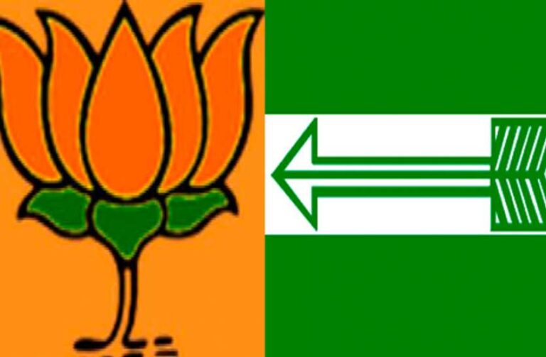 Bihar BJP, JDU is grappling with rising number of Corona positive cases among its leaders. (Image Courtesy: Patrika.com)