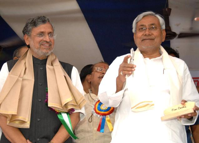 Chief Minister Nitish Kumar and Deputy Chief Minister Sushil Modi ( File Photo, Photo Courtesy: Pilee Khabar)