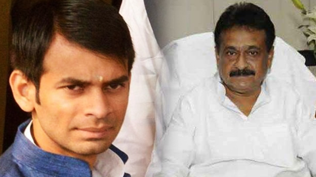NDA would not like a full blown public spat between newly inducted MLA Chandrika Rai and his strained son in law Tej Pratap Yadav. ( File Photo; courtesy: TV9Bharatwarsh)