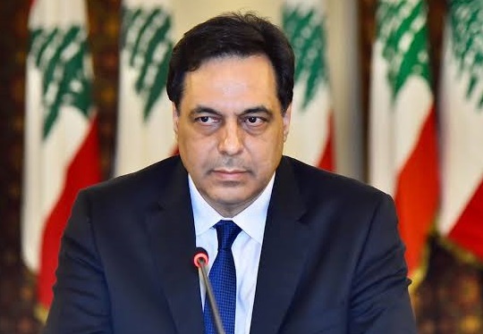 Lebanese PM Hasan Diab resigned.