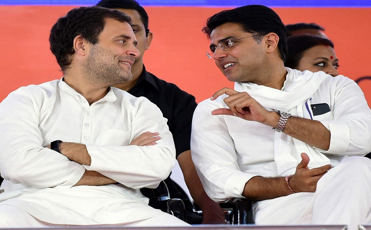Rajasthan political crisis appears over as reconciliation efforts are in full swing. Rahul Gandhi and Sachin Pilot (File Photo).