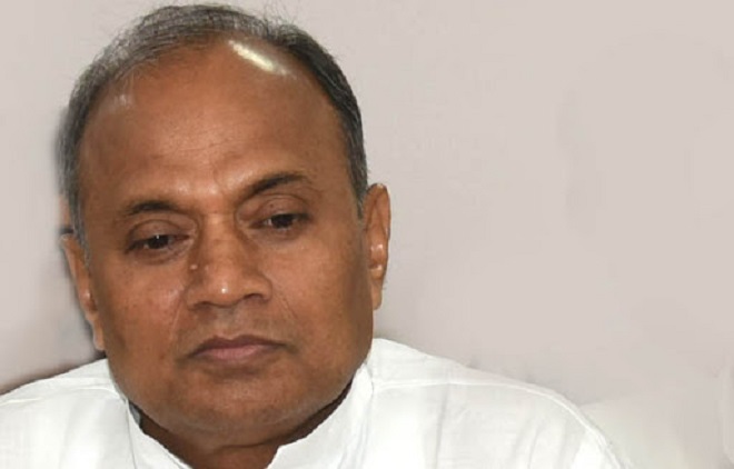 JDU's National General Secretary R. C.P. Singh's absence from the virtual rally of the party sparked off speculations. (file Photo)