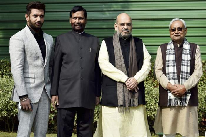 According to political pundits LJP is muscle flexing on the instance of BJP so as to cut the stature of Chief Minister Nitish Kumar. (File photo, Image courtesy: Financial Express)