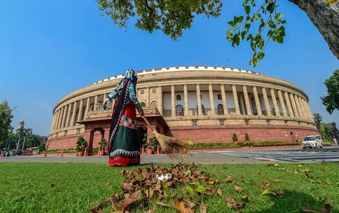 There would be no winter session of parliament this year. (File Photo, Image credit: The Indian Express)