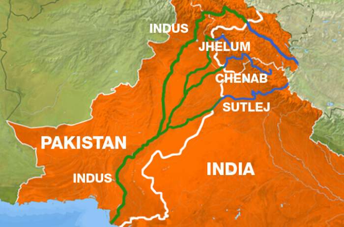 Indus Water Treaty, an agreement over the sharing of water of six rivers between India and Pakistan, turns 60 (Map credit: ClearIAS)