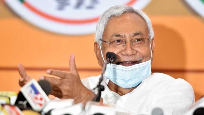 Bihar chief minister Nitish Kumar addressed first physical rally in Banka (File photo, lmage courtesy: Parwaz Khan/ Hindustantimes)