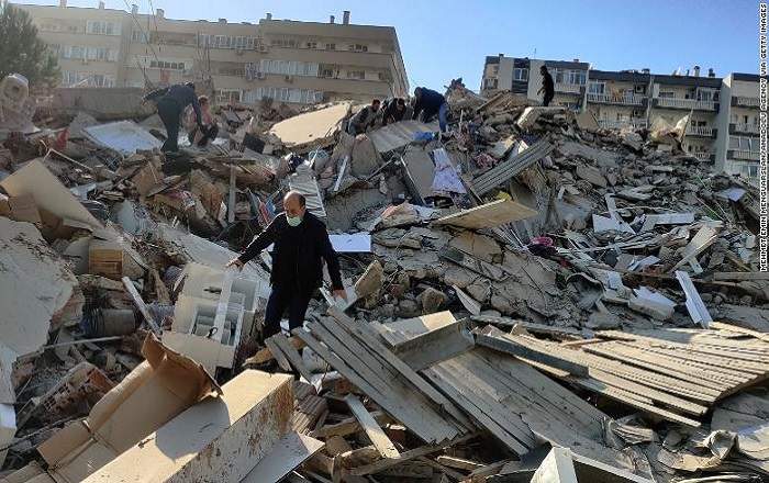 Rescuers searching for survivors in the rubble (File Photo, Image credit: CNN.com)