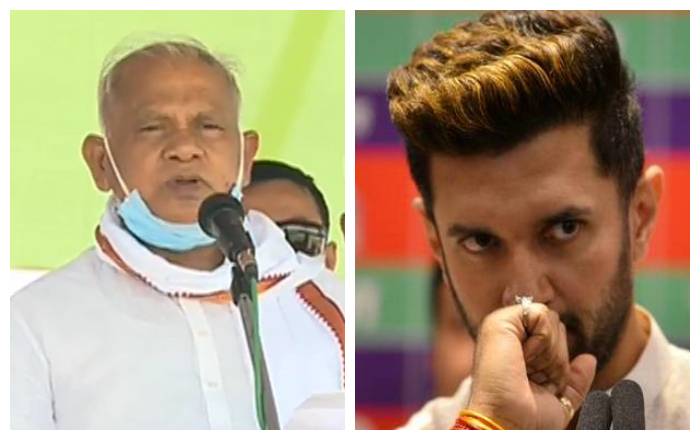 Manjhi attacked Chirag over Ram Vilas Paswan death. (File Photo)