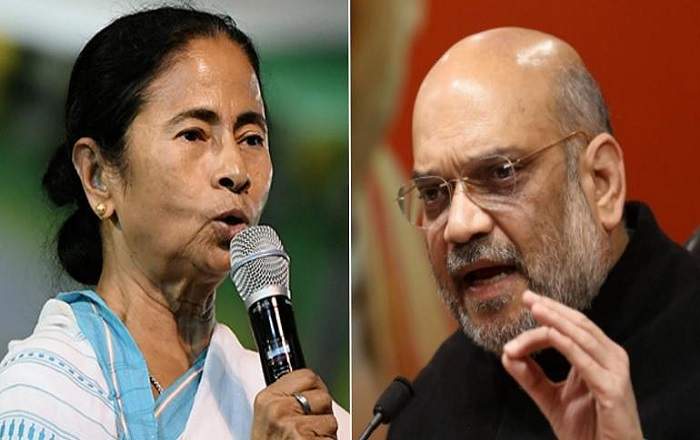 West Bengal chief minister Mamata Banerjee and Union Home Minister Amit Shah (File Photo, Image credit: India Today)