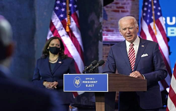 US President-elect Joe Biden (R) and Kamala Harris (File Photo, Image credit: NBC News )