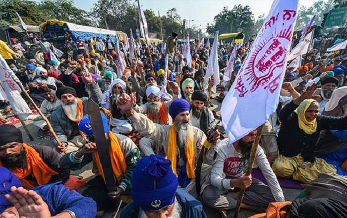 Farmers blocking the Delhi-Jaipur highway on Saturday (File Photo, Image credit: NDTV)