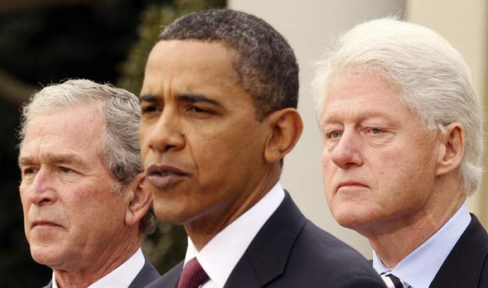 George W. Bush, Barack Obama and Bill Clinton (From left to right) (File Photo, Image credit: Abc)