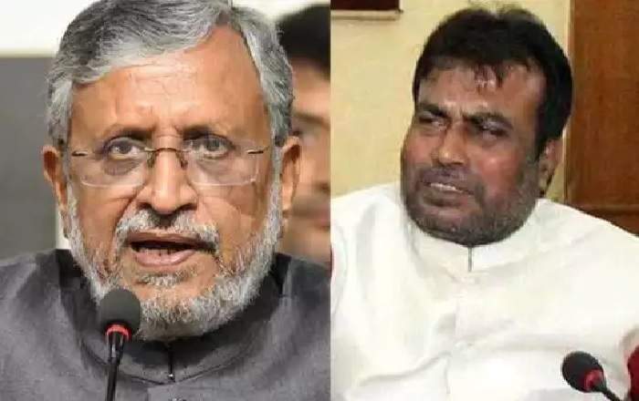 Sushil Kumar Modi (L) and Shyam Rajak (File Photo, Image credit: Navbharat Times)