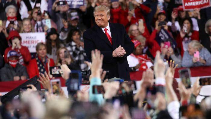 US President Donald Trump attending the 'victory' rally in Valdosta, Georgia (File Photo, Image credit: Financial Times)