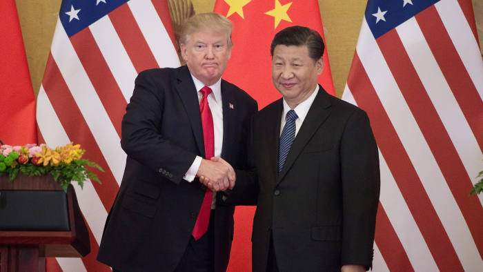 US President Donald Trump (L) with Chinese President Xi Jinping (File Photo, Image credit: Financial Times)