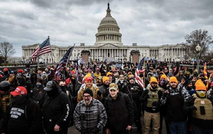 Supporters of US President Donald Trump gather in front of the US Capitol building (File Photo, Image credit: NDTV.com)