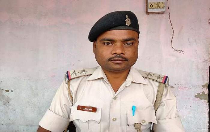 Sub-Inspector Dinesh Ram who was martyred in the encounter in Bihar's Sitamarhi district (Image credit: Jagran.com)