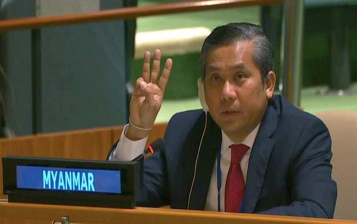 Kyaw Moe Tun, who was sacked from the post of Myanmar's envoy to the United Nations on Saturday (Image credit: The National)