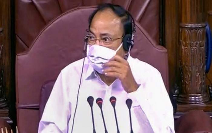 Rajya Sabha chairman and Vice President of India M Venkaiah Naidu (File Photo, Image credit: Telegraph India)