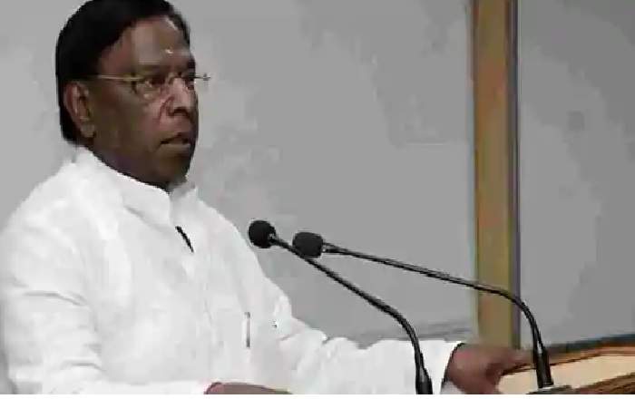 Former Puducherry chief minister V Narayanasamy (Image credit: Hindustan Times)
