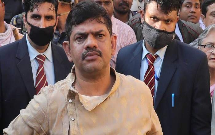 BJP leader Rakesh Singh who was arrested by the Kolkata Police on Tuesday (Image credit: The Indian Express)