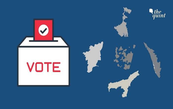Representational image for the Assembly elections in four states and one Union Territory (Image credit: The Quint)
