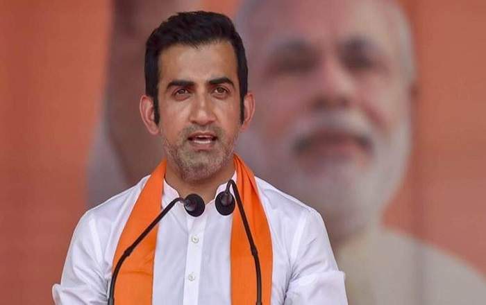 Cricketer-turned-politician Gautam Gambhir (Image credit: The Indian Express)