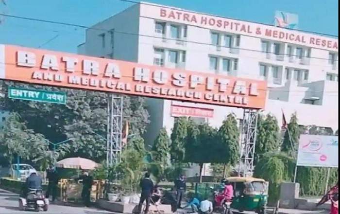 Batra Hospital in Delhi where eight corona patients died of oxygen shortage (Image credit: Business Standard)