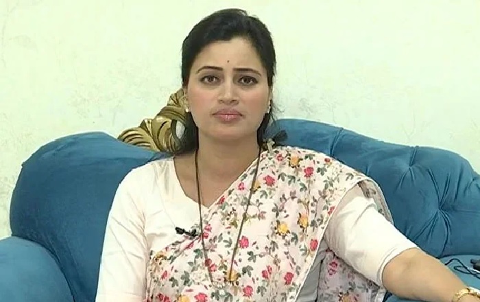 Member of Lok Sabha from Amravati Navneet Kaur Rana (Image credit: NDTV)