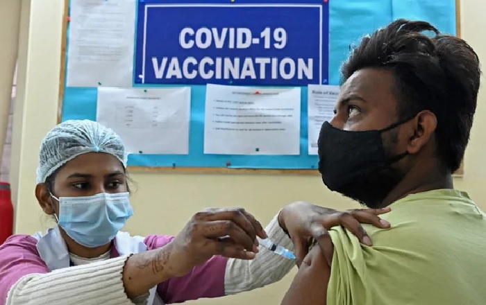 A person being vaccinated for COVID-19 (File Photo, Image credit: NDTV)