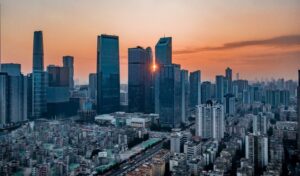 China before and after coronavirus: Aerial Image of Guangzhou city. (Image Credit: Bingzhang Lin/Unsplash)